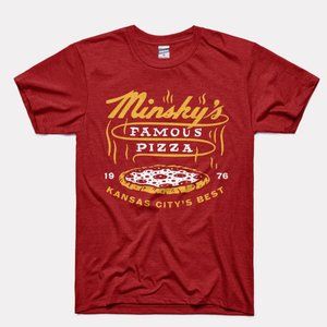 NWT Charlie Hustle Minsky's Famous Pizza Tee - Unisex M